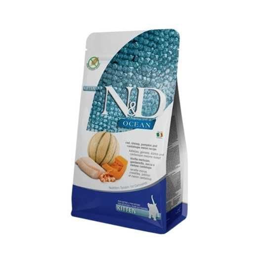 ≡ Сухой корм для котят Farmina N&D Grain Free Ocean Kitten 5 кг