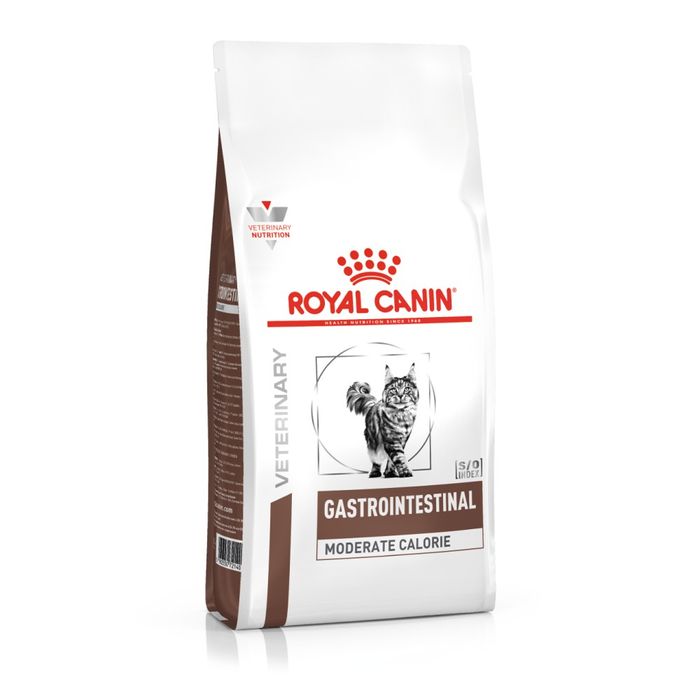 Набор корма для кошек Royal Canin Gastro Intestinal Moderate Calorie 2 кг + 4 pouch - домашняя птица - masterzoo.ua