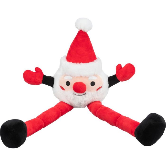 Іграшка для собак Trixie Різдвяний Санта Клаус зі звуком 54 см - masterzoo.ua