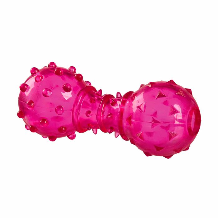Іграшка для собак Trixie Гантель для ласощів 12 см (термопластична гума, кольори в асортименті) - masterzoo.ua