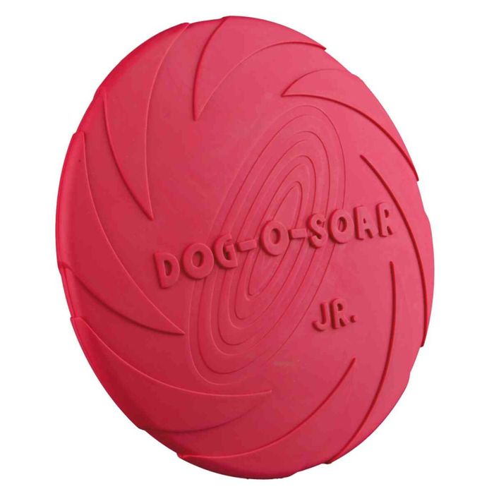Іграшка для собак Trixie Літаюча тарілка d=18 см (гума, кольори в асортименті) - masterzoo.ua