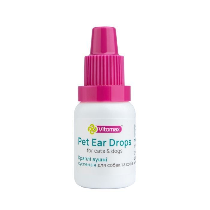 Vitomax Pet Ear Drops капли для кошек и собак 15 мл - masterzoo.ua