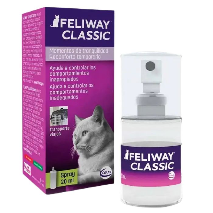 Успокаивающий спрей для кошек Ceva Sante Feliway Classic 20 мл - masterzoo.ua