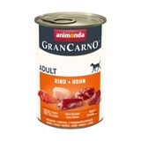 Вологий корм для собак Animonda GranCarno Adult Beef + Chicken | 400 г (яловичина та курка)