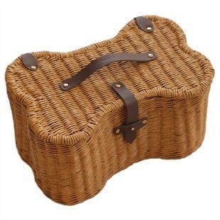 Корзина для іграшок собак CHOUCHOU 40х20х25 см - коричневий - masterzoo.ua