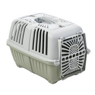 Переноска для собак MPS Pratiko 1 Пластиковая дверца 48x31,5x33 см - светло-зеленый - masterzoo.ua