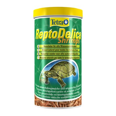 Натуральный корм для водоплавающих черепах Tetra «Repto Delica» 250 мл — сушёные креветки - masterzoo.ua