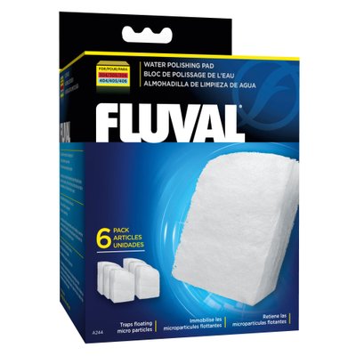 Вкладиш в фільтр Fluval «Water Polishing Pad» 6 шт. (для зовнішнього фільтра Fluval 304 / 305 / 306 / 404 / 405 / 406)