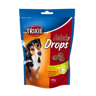 Лакомство для собак Trixie «Chocolate Drops» 350 г (шоколад) - masterzoo.ua