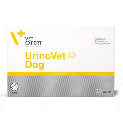 Пищевая добавка для собак VetExpert UrinoVet Dog, 30 капсул - masterzoo.ua
