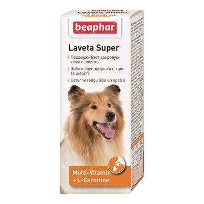 Витамины Beaphar Laveta Super 50 мл - masterzoo.ua
