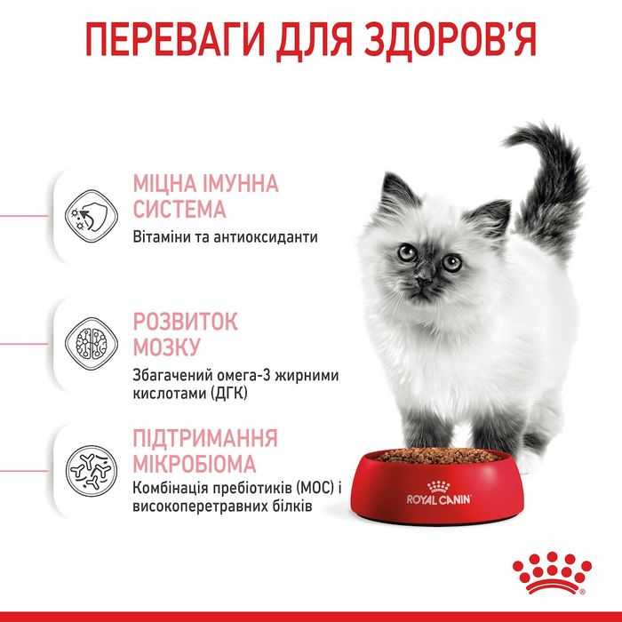 Набор сухого и влажного корма для котят Royal Canin Kitten 2 кг + 12 шт х 85 г pouch + лабиринт в подарок - masterzoo.ua