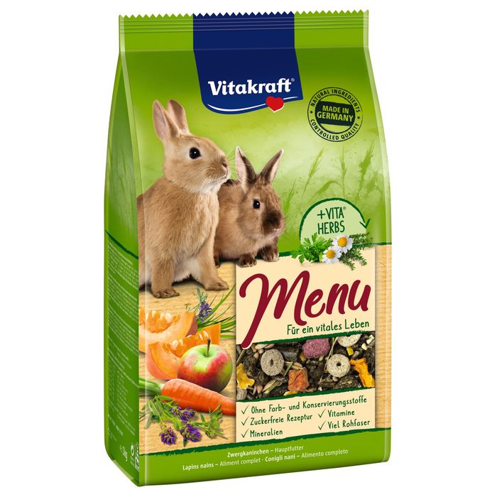 Корм для кроликів Vitakraft «Premium Menu Vital» 3 кг - masterzoo.ua