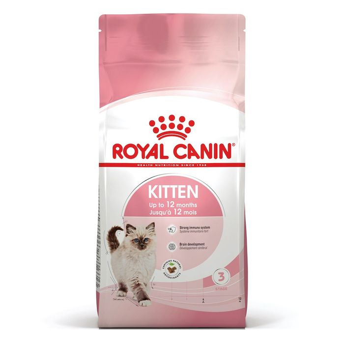 Набір сухого і вологого корму для кошенят Royal Canin Kitten 2 кг + 12 шт х 85 г pouch  + лабіринт у подарунок - masterzoo.ua