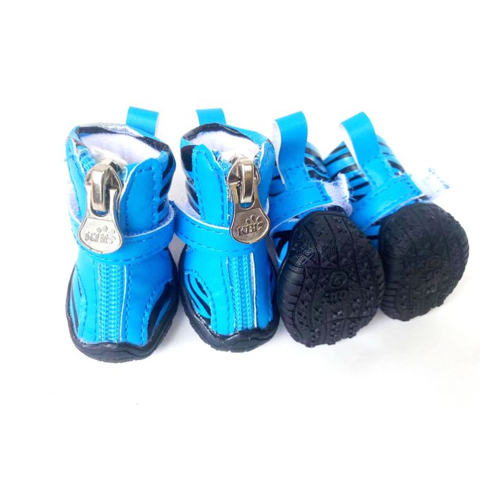 Ботинки для собак Quingdao XS #1 синие 4 шт - masterzoo.ua