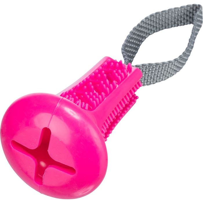 Игрушка для лакомств Trixie Колокольчик с веревкой 11 × 22 см (цвета в ассортименте) - masterzoo.ua