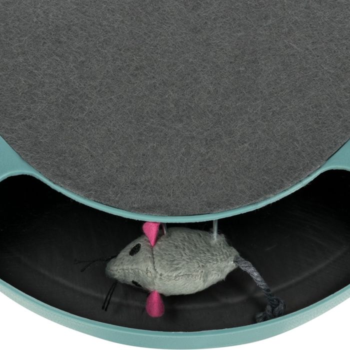 Іграшка для котів Trixie Трек ігровий «Catch The Mouse» d=25 см, h=6 см (кольори в асортименті) - masterzoo.ua