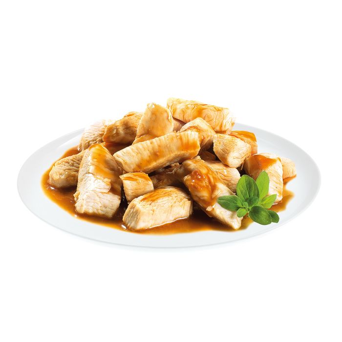 Влажный корм для котов Brit Premium Delicate Fillets in Gravy Chicken for Sterilised pouch 85 г - филе курицы в соусе - masterzoo.ua