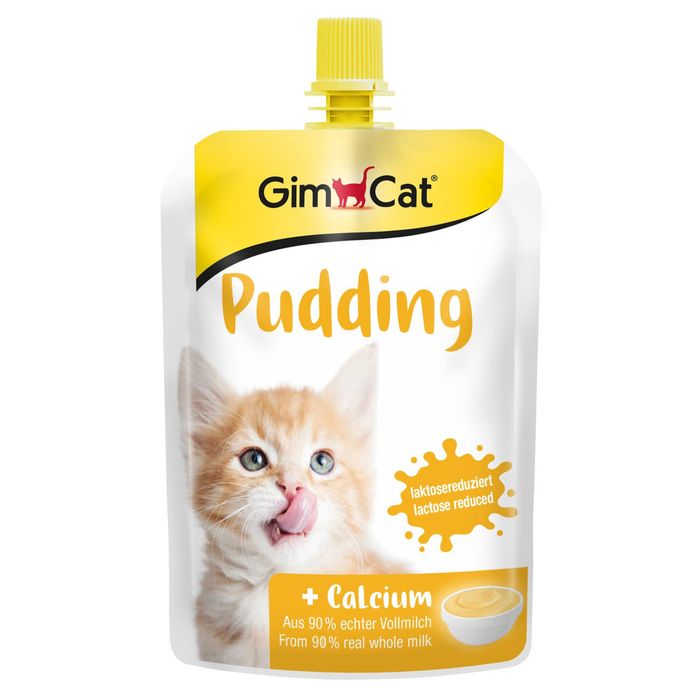 Лакомство для кошек GimCat Pudding 150 г (молоко) - masterzoo.ua