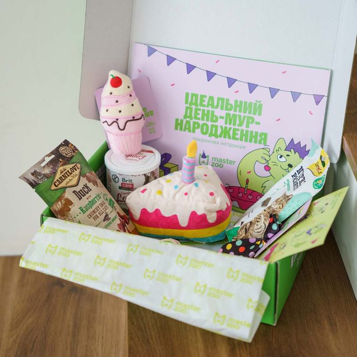 Набор Birthday Box для кошек - masterzoo.ua