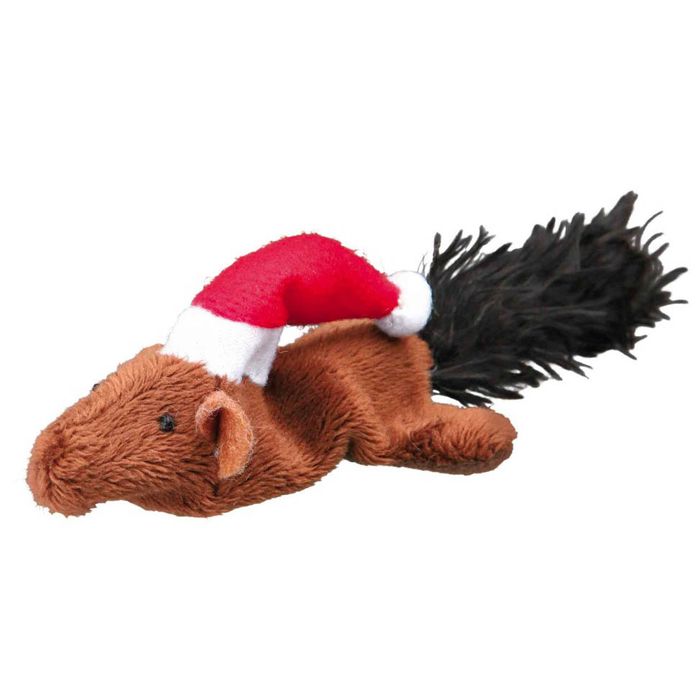 Рождественская игрушка Мышка, белка, 14-17 см, 1шт (в ассортименте) - masterzoo.ua