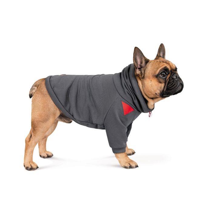Худи для собак Pet Fashion «Snoodie» S (серый) - masterzoo.ua