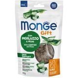Лакомство для кошек Monge Gift Skin Support 60 г - треска и алоэ - masterzoo.ua