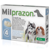Таблетки для собак KRKA Милпразон от 0,5 кг, 4 таблетки