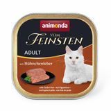 Вологий корм для котів Animonda Vom Feinsten Adult 100 г - куряча печінка - masterzoo.ua