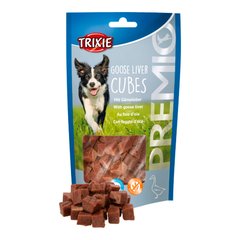 Ласощі для собак Trixie PREMIO Goose Liver Cubes 100 г (гусяча печінка) - masterzoo.ua