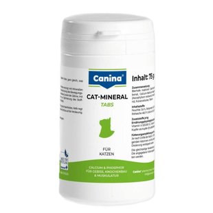 Минеральный комплекс для кошек Canina Cat-Mineral 150 таблеток 75 г - masterzoo.ua