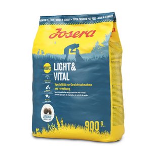 Сухий корм для собак Josera Light & Vital 900 г - домашня птиця - masterzoo.ua