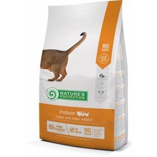 Сухий корм для котів Nature's Protection Indoor Adult 7 кг - домашня птиця - masterzoo.ua