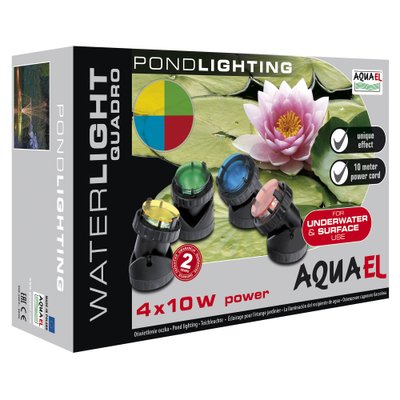Набор ламп для пруда Aquael «WaterLight Quadro» 4 шт. - masterzoo.ua