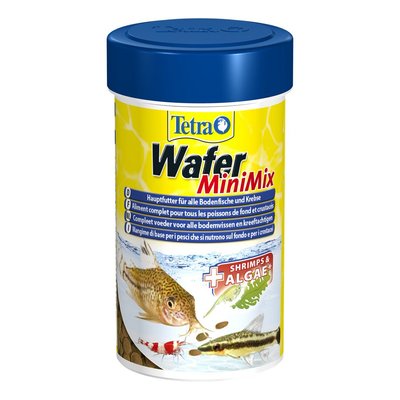 Сухий корм для акваріумних риб Tetra в пластинках «Wafer Mini Mix» 100 мл (для донних риб) - masterzoo.ua