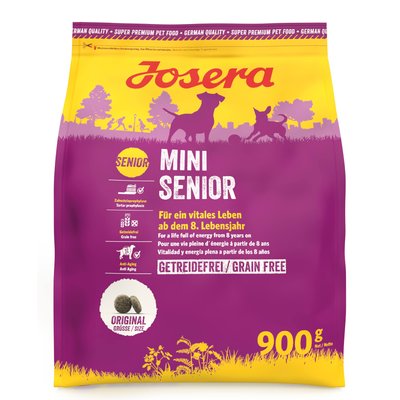 Сухой корм для собак Josera MiniSenior 900 г - лосось - masterzoo.ua