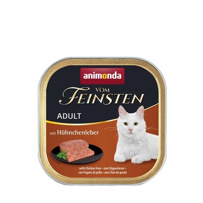 Влажный корм для кошек Animonda Vom Feinsten Adult with Chicken liver | 100 г (куриная печень) - masterzoo.ua