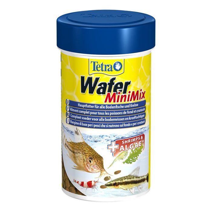 Сухий корм для акваріумних риб Tetra в пластинках «Wafer Mini Mix» 100 мл (для донних риб) - masterzoo.ua