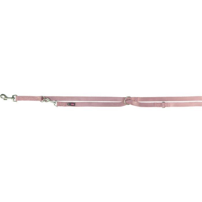 Trixie Premium Adjustable Lead повідець для собак M&ndash;L 2 м 20 мм - світло-рожевий - masterzoo.ua