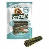 Ласощі з кальцієм для зубів собак Knash Woofa Loofa Mint&Parsley 196 г - masterzoo.ua