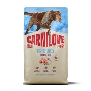 Сухий корм для собак Carnilove True Fresh Adult 4 кг - риба та індичка - masterzoo.ua