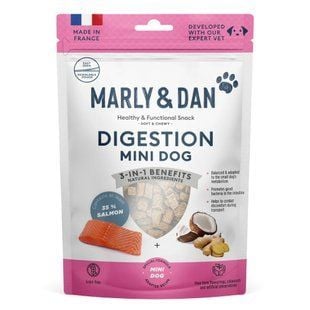 Ласощі для собак Marly & Dan Digestion Mini 50 г - лосось - masterzoo.ua