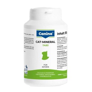 Мінеральний комплекс для котів Canina Cat-Mineral 300 таблеток 150 г - masterzoo.ua