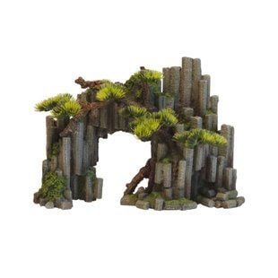 Декорация для аквариума Nobby Скала с растениями 27x13,8x19 см - masterzoo.ua