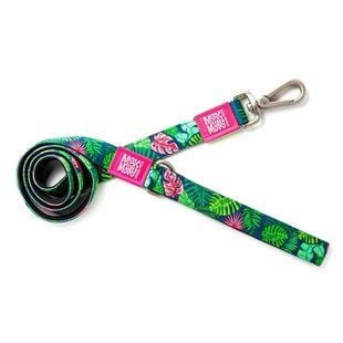 Повідець для собак Max Molly Short Leash Тропіки М - зелений - masterzoo.ua