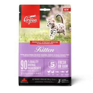 Сухой корм для котят Orijen Kitten 340 г - курица - masterzoo.ua