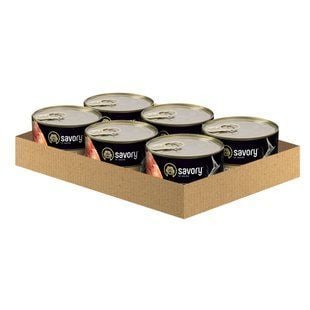 Упаковка влажного корма для кошек Savory Sterilized 6 шт х 200 г - курица - masterzoo.ua