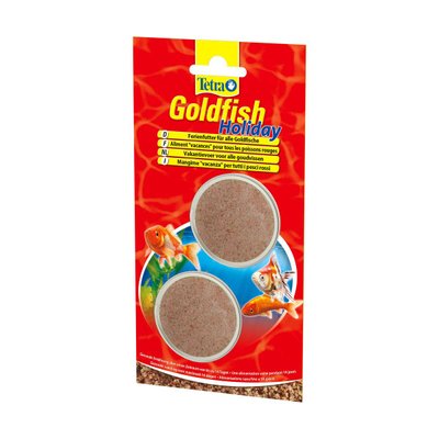 Сухий корм для акваріумних золотих риб Tetra «Goldfish Holiday» 24 г / 2 шт. (на період тривалої відсутності) - masterzoo.ua