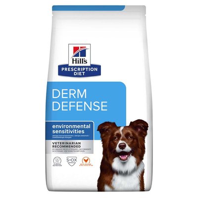 Сухий корм для собак, при атопічному дерматиті Hills Prescription Diet Derm Defense 1,5 кг (курка) - masterzoo.ua
