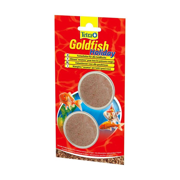 Сухий корм для акваріумних золотих риб Tetra «Goldfish Holiday» 24 г / 2 шт. (на період тривалої відсутності) - masterzoo.ua